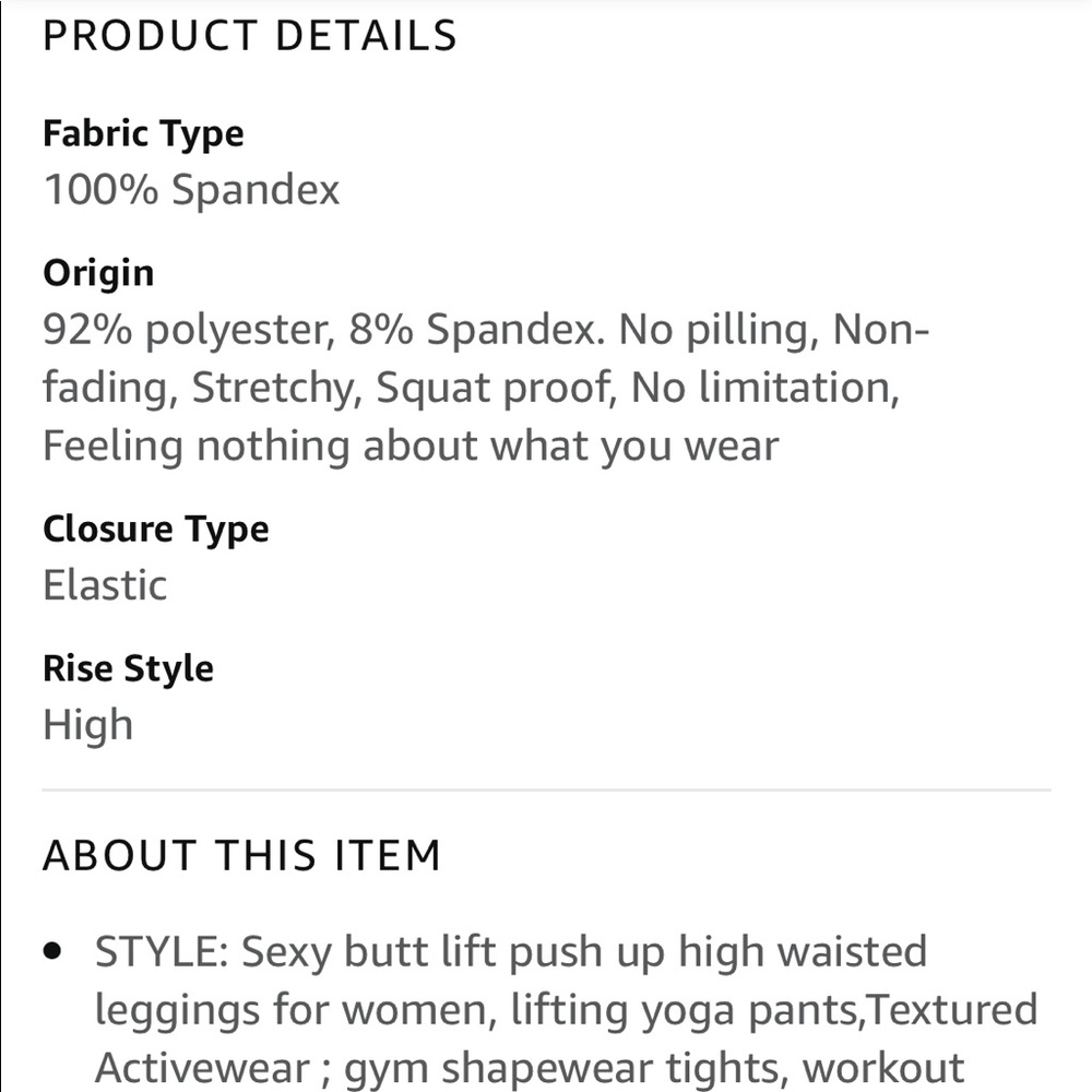 High Waist Tummy Control Booty Lifting Leggings! - Picture 11 of 14